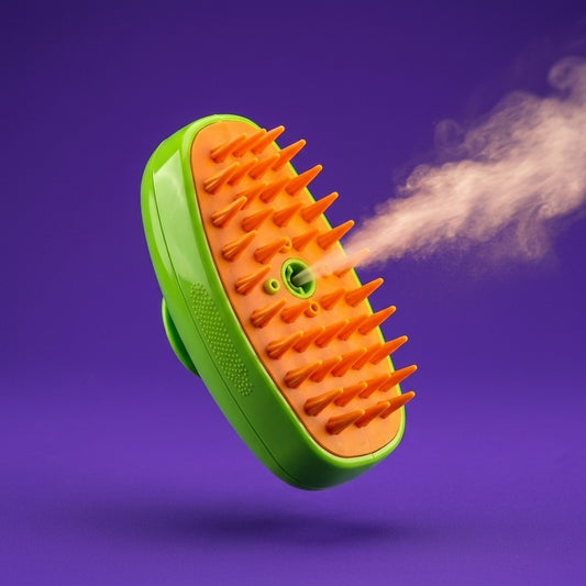 SteamyBrush™ - Cepillo 3 en 1 - Limpia, masajea y peina