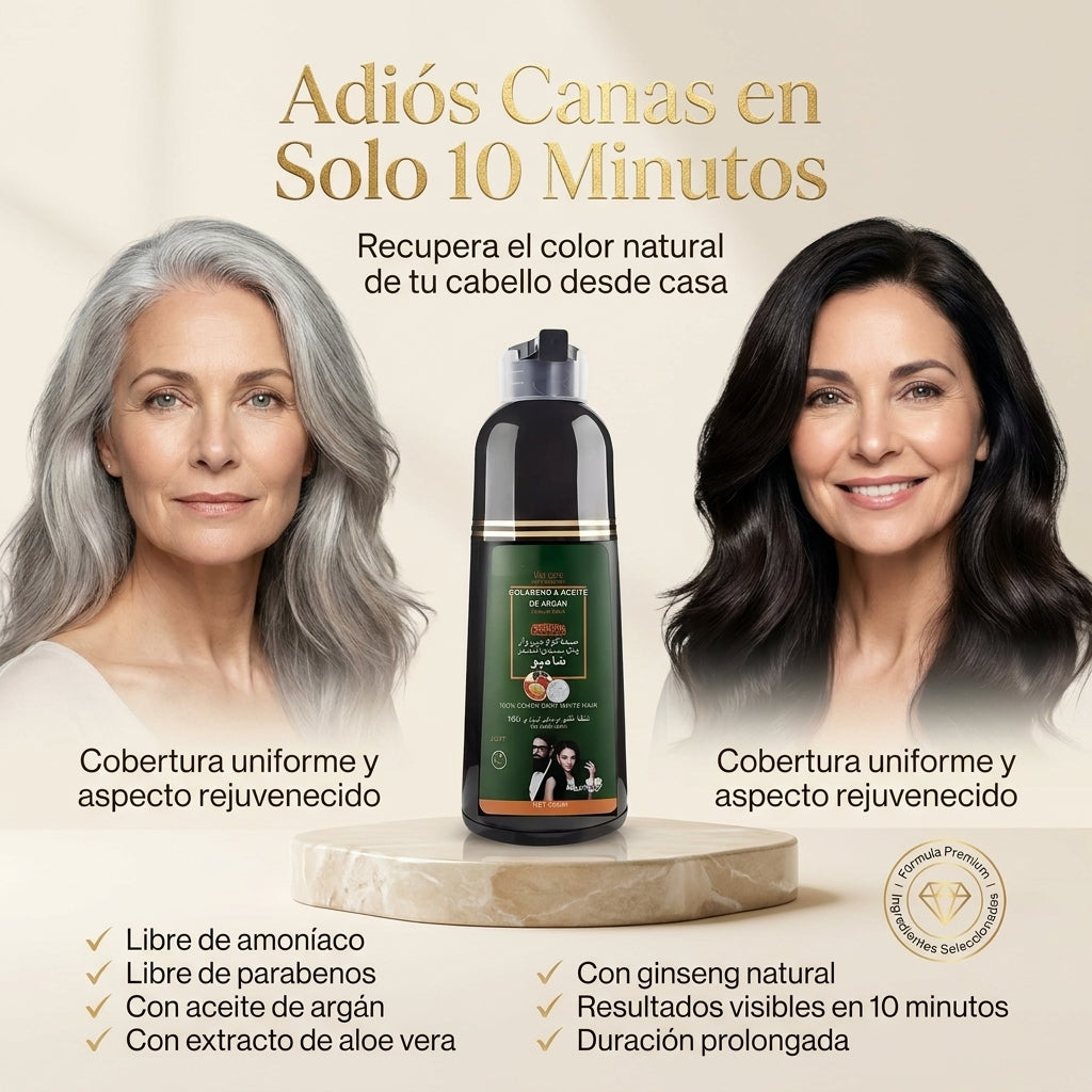 Premium Shampoo Cubre Canas 5 Tonos + Par de Guantes - Edicion Limitada